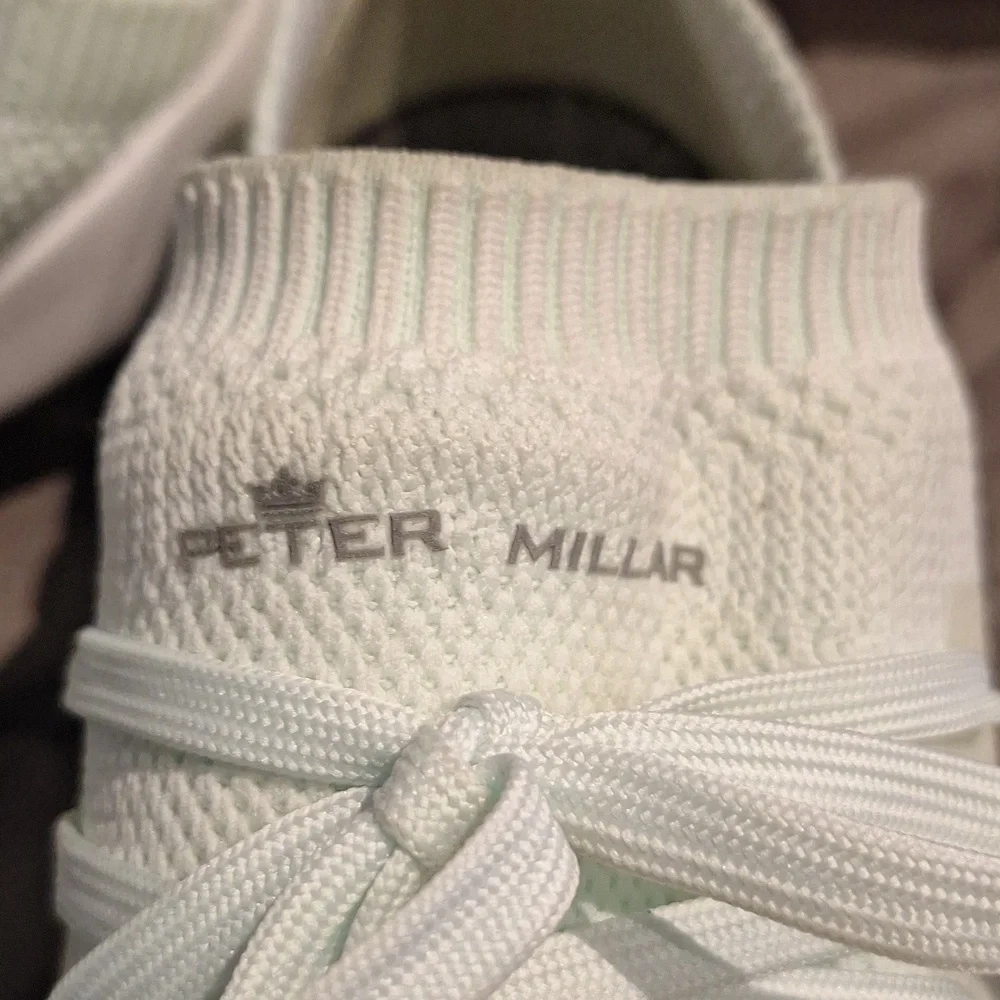 Peter Millar Hyperlight Glide Mint Green Tennis Shoes Size 9